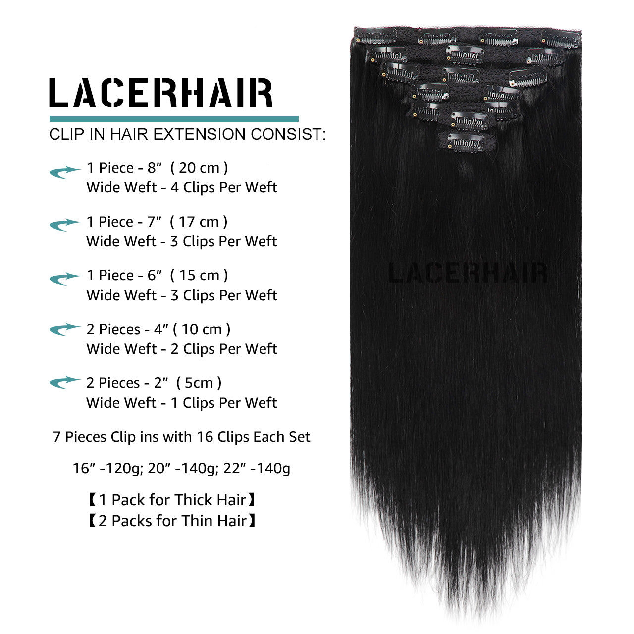 Hair Extensions Clip in Human Hair Human Hair Extensions Clip in Real Natural Hair Extensions