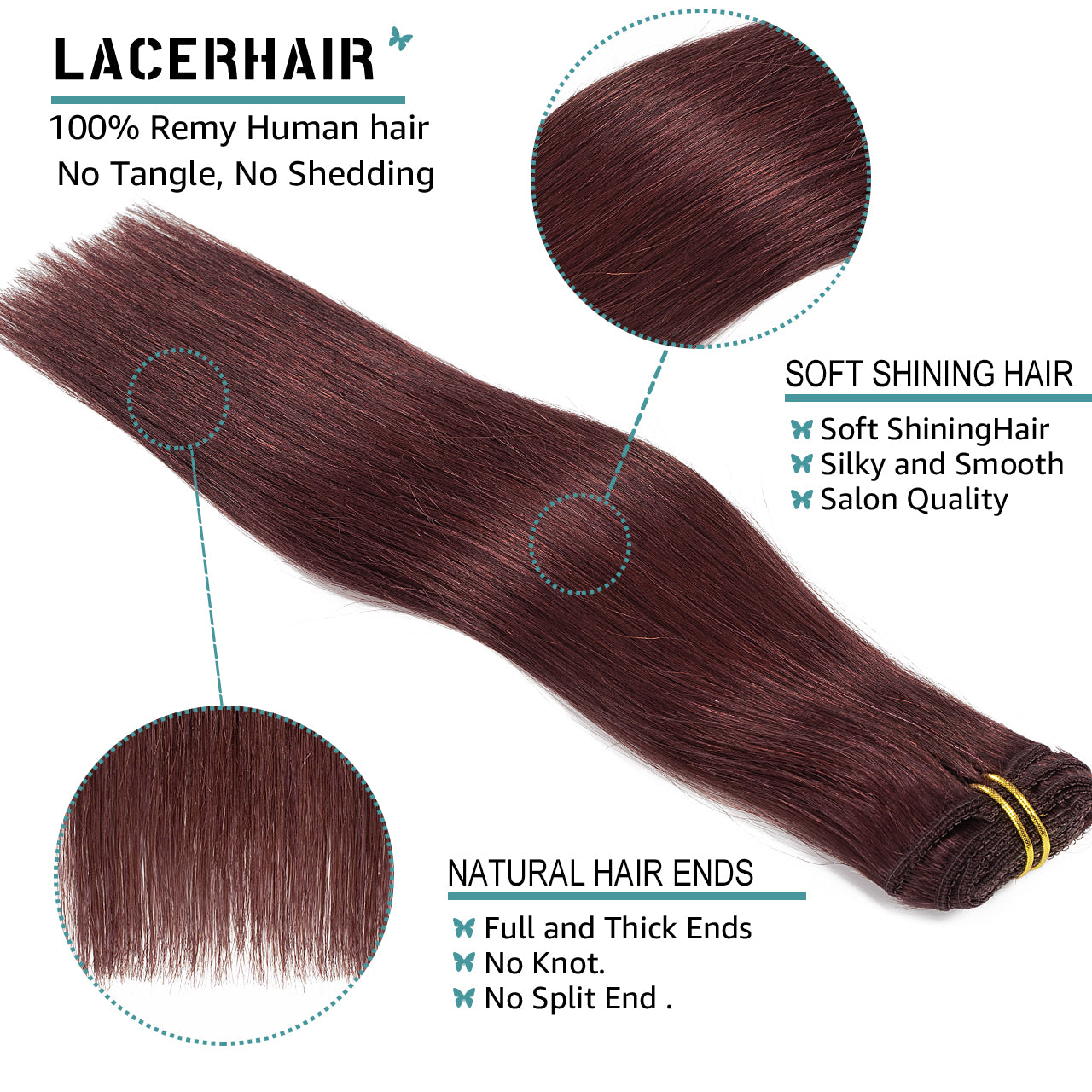 Hair Extensions Clip in Human Hair Hair Extensions Clip in Real Natural Hair Extensions
