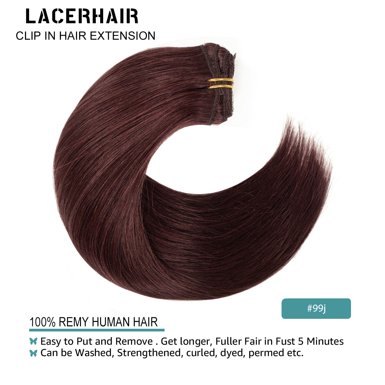Hair Extensions Clip in Human Hair Hair Extensions Clip in Real Natural Hair Extensions