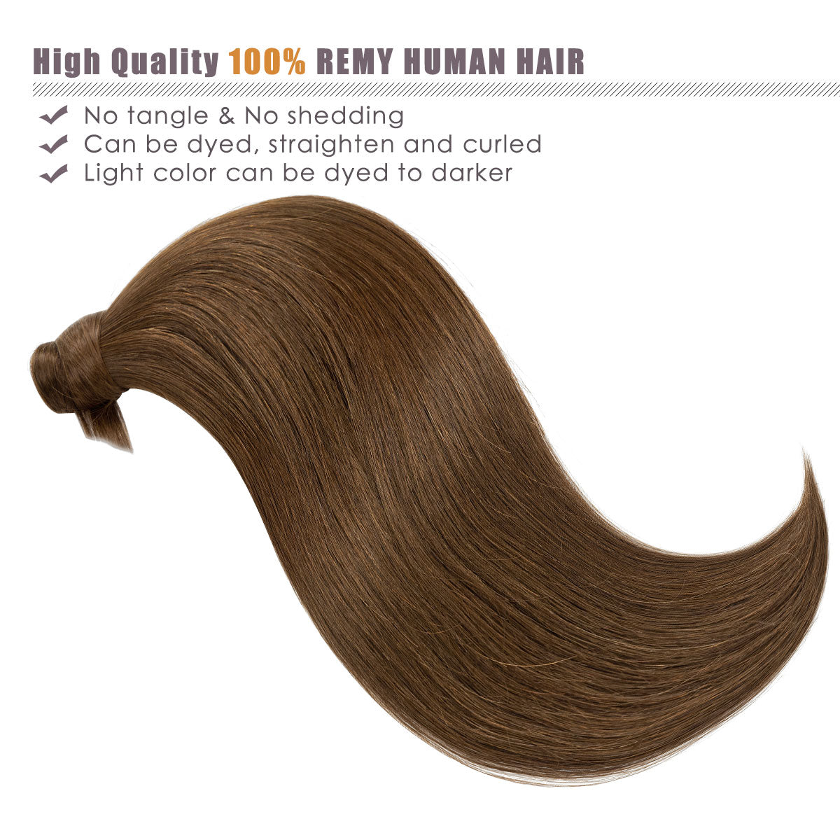 Human Hair Ponytail Wrap Around Ponytail Human Hair Extensions with Invisible Comb blonde clip lacerhairofficial