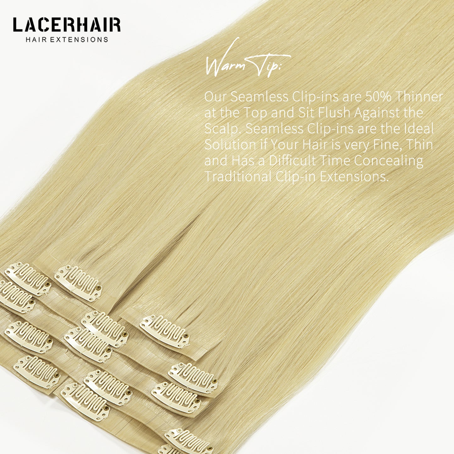 Hair Seamless Clip in Hair Extensions Hair Extensions Clip in Extensions lacerhairofficial