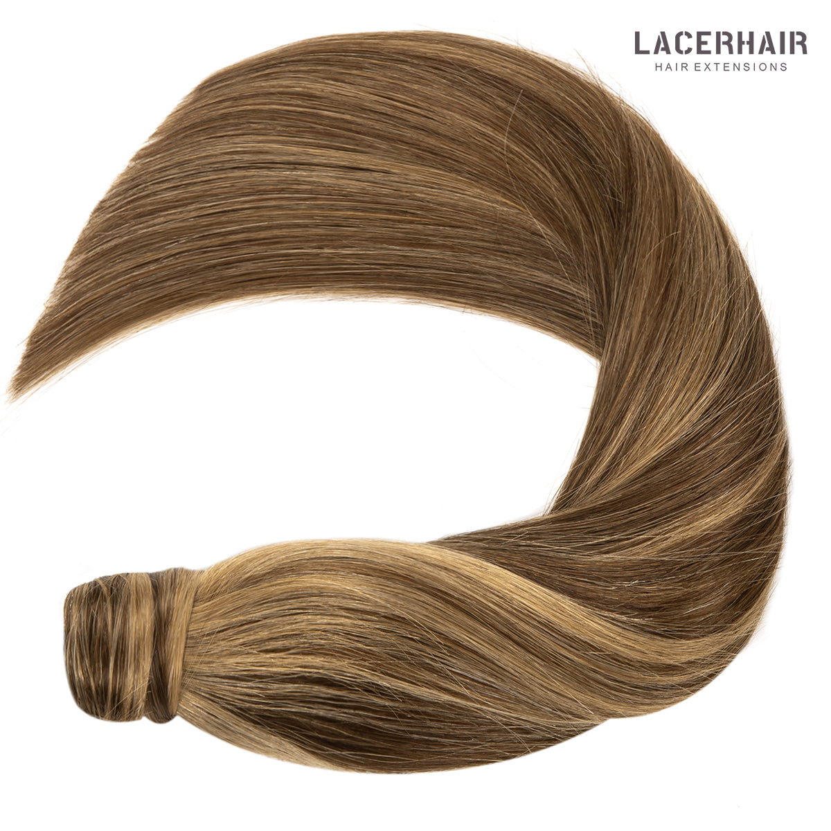 Human Hair Ponytail Wrap Around Ponytail Human Hair Extensions with Invisible Comb blonde clip - lacerhairofficial