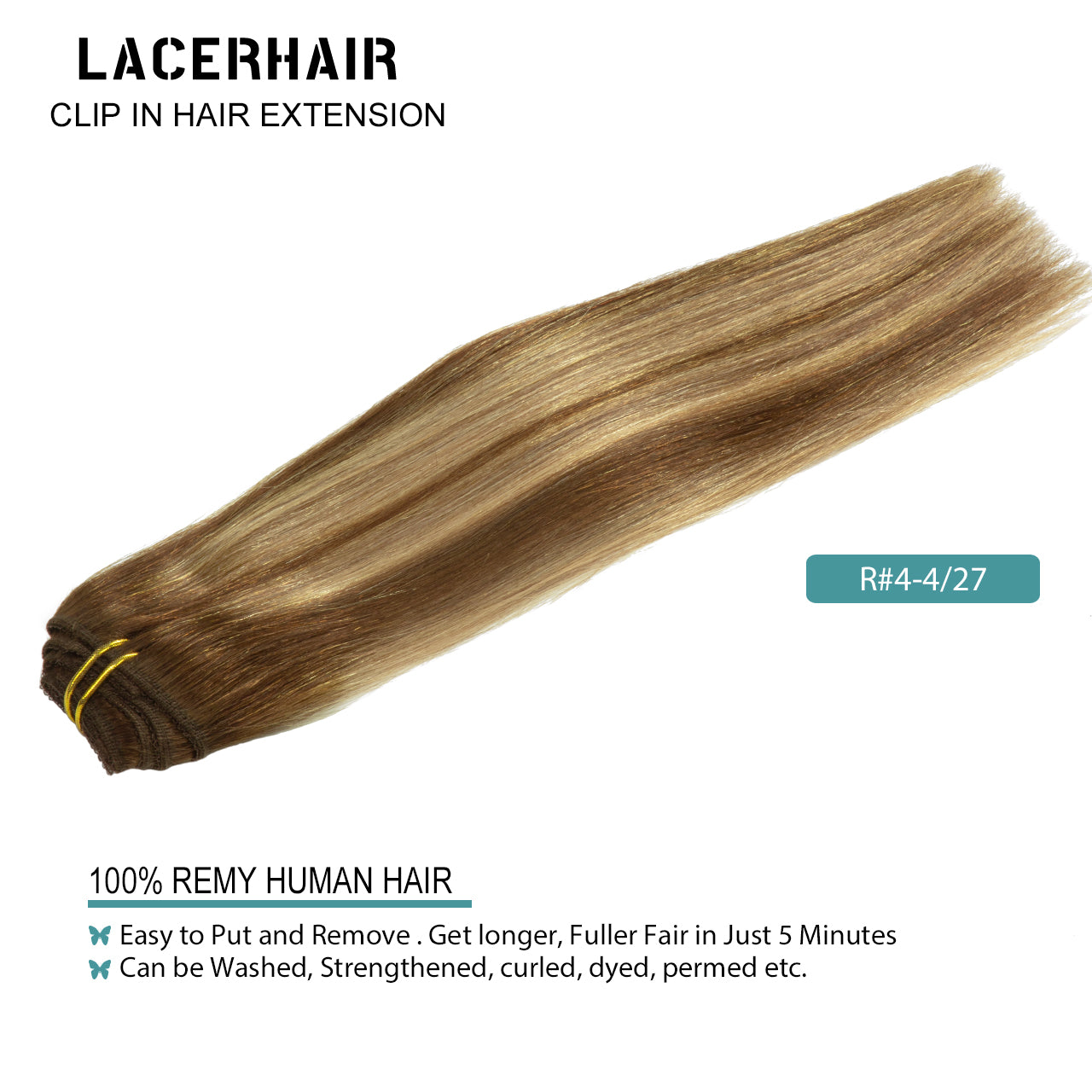 Hair Extensions Clip in Human Hair Human Hair Extensions Clip in Real Natural Hair Extensions lacerhairofficial