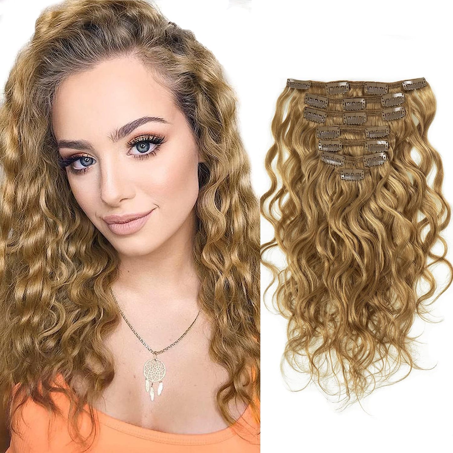 Clip in Human Hair Extensions Afro Jerry Curly 3B 3C Real Hair