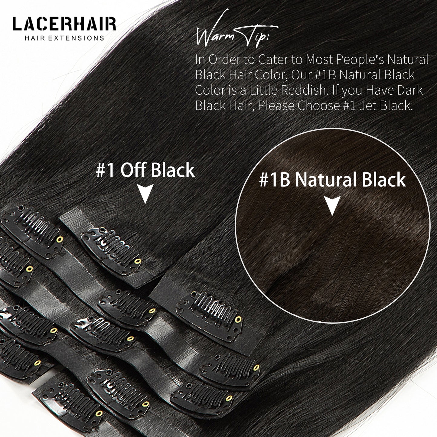 Hair Seamless Clip in Hair Extensions Hair Ultra Thin PU Weft Natural Hair Extensions Clip in Extensions lacerhairofficial