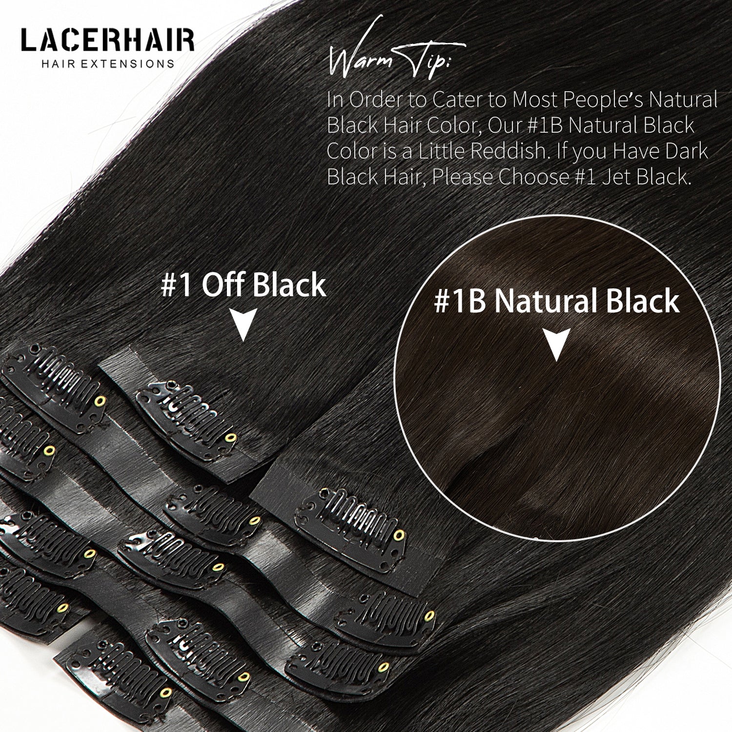 Hair Seamless Clip in Hair Extensions Hair Ultra Thin PU Weft Natural Hair Extensions Clip in Extensions lacerhairofficial