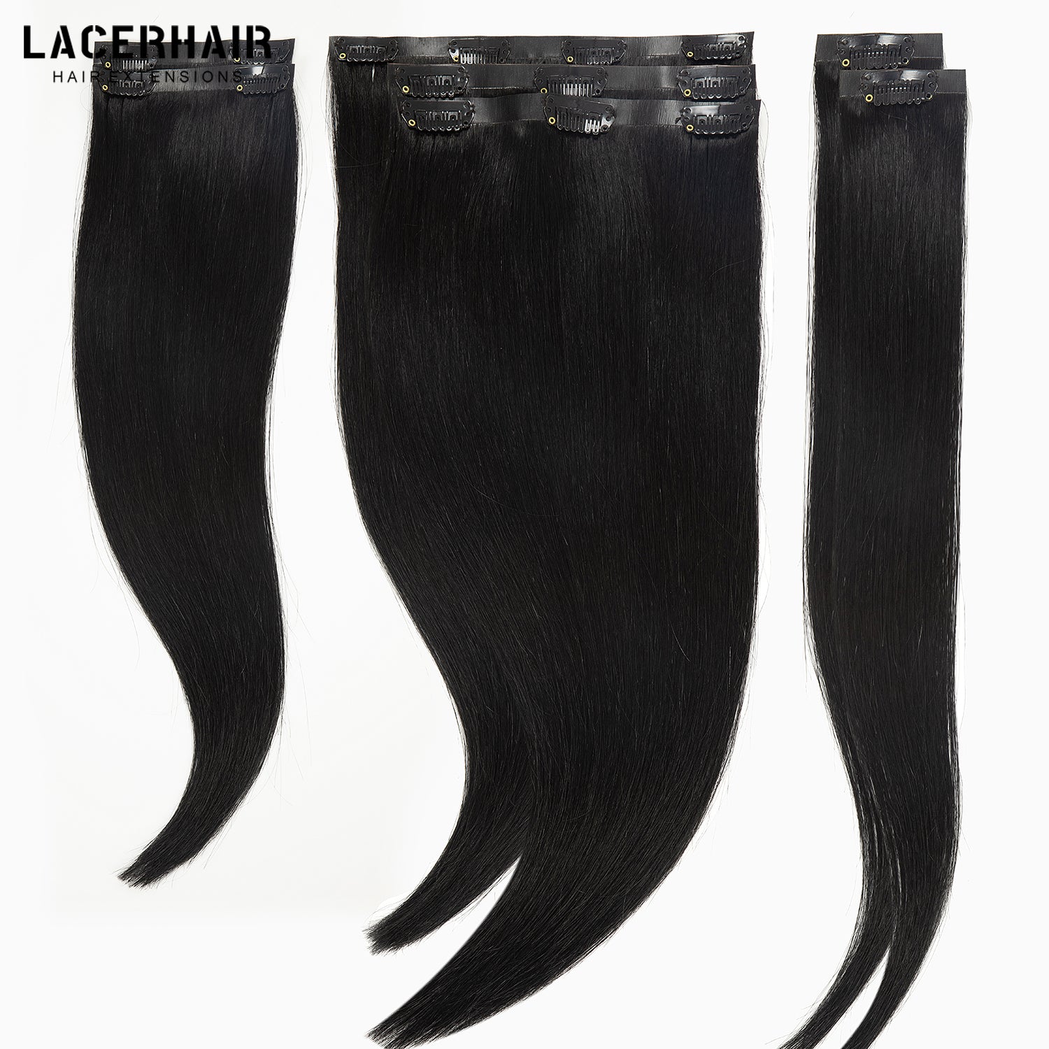 Hair Seamless Clip in Hair Extensions Hair Ultra Thin PU Weft Natural Hair Extensions Clip in Extensions lacerhairofficial